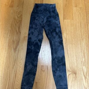 Lululemon Align Tie-Dye Leggings, size 0